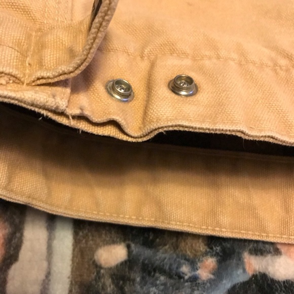 Men’s Carhartt Detroit Cotton Canvas Worker Jacket Regular Large Vintage - Picture 9 of 16